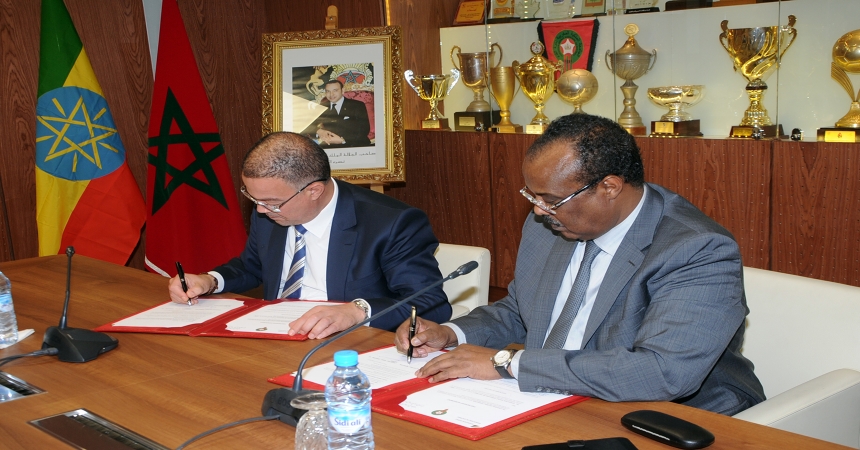 الجامعة الملكية لكرة القدم توقع اتفاقية شراكة مع الاتحاد الاثيوبي لكرة القدم