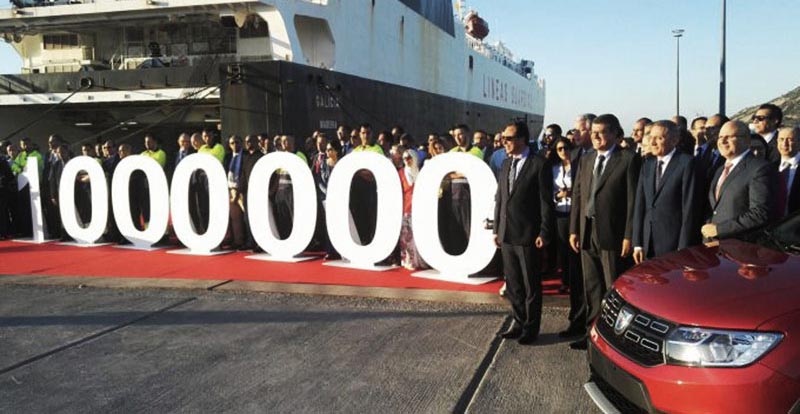 رونو المغرب تتجاوز عتبة تصدير مليون عربة انطلاقا من ميناء طنجة المتوسط