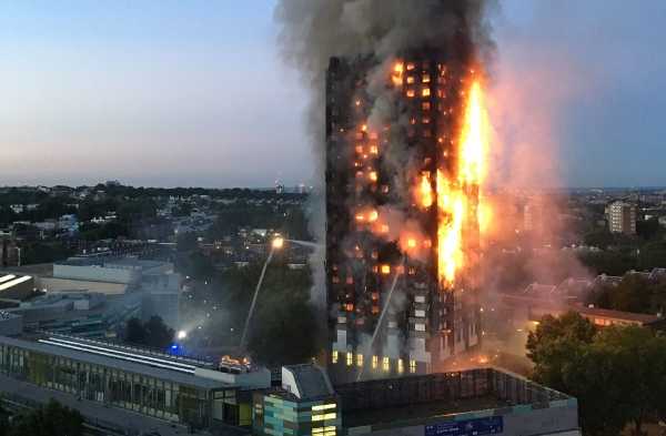 سقوط قتلى وجرحى في حريق مهول ببرج سكني في لندن