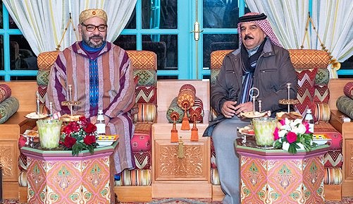 الملك يُجري لقاء وديا بالرباط مع ملك البحرين