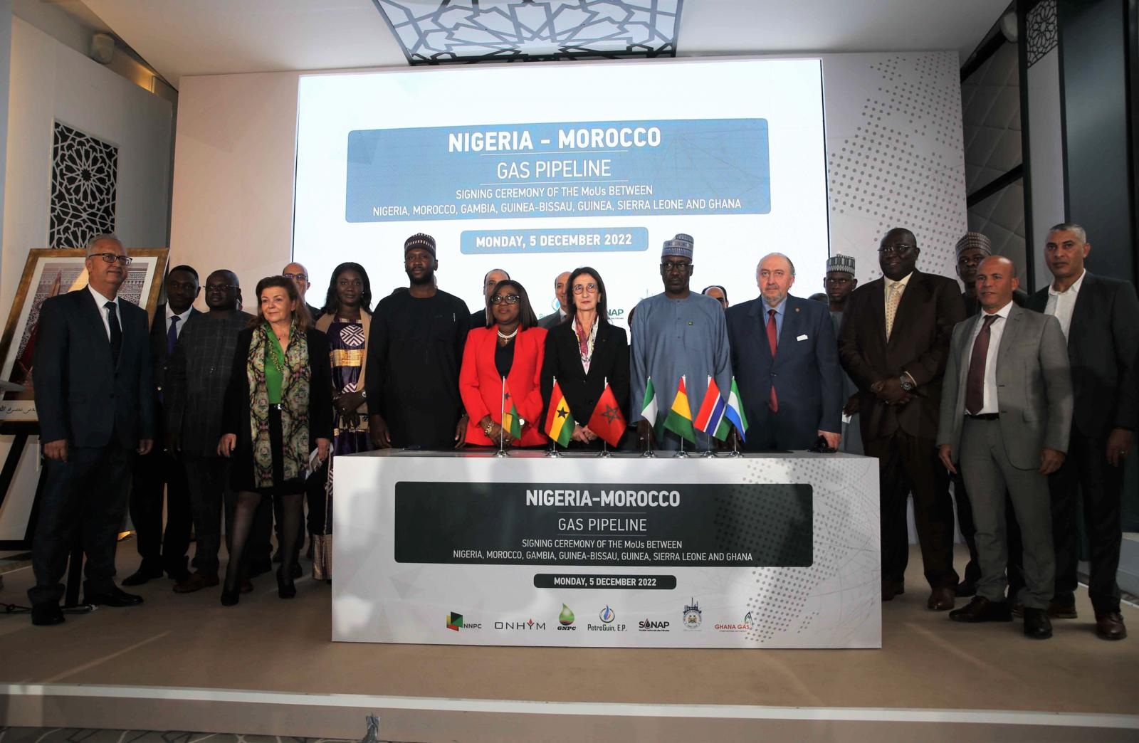 الرباط .. توقيع خمس مذكرات تفاهم حول مشروع أنبوب الغاز نيجيريا - المغرب